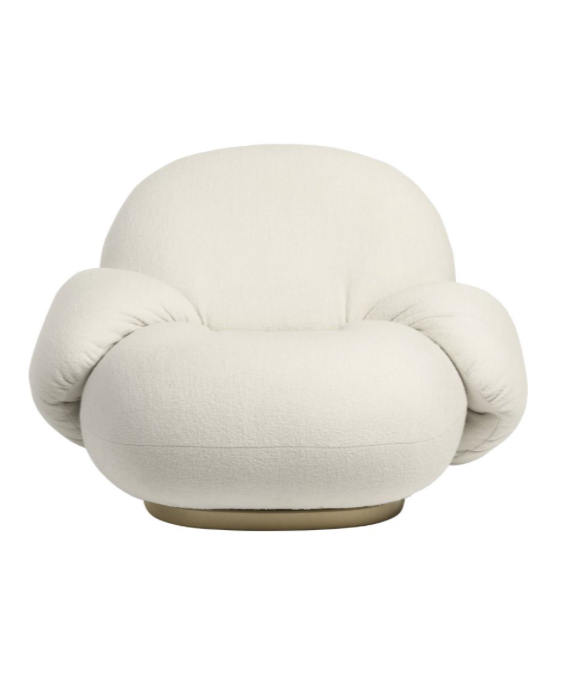 GUBI // Pacha Lounge Chair with armrest